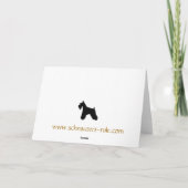 Sorry card Guilty Schnauzer Karte (Rückseite)