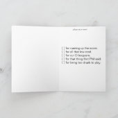 Sorry Card Karte (Innenseite)