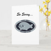 Sorry Card Karte (Gelbe Blume)