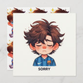 Sorry Cards  Feiertagskarte (Vorne/Hinten)