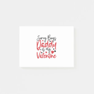 Sorry Daddy ist mein Valentine Post-it Klebezettel