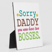Sorry Daddy - Zwei Bosses Fotoplatte (Seite)