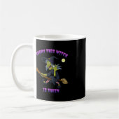 Sorry, dass diese Hexe Halloween-Geschenk für sie  Kaffeetasse (Links)
