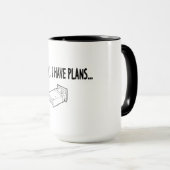Sorry, dass ich Pläne habe Tasse (VorderseiteRechts)