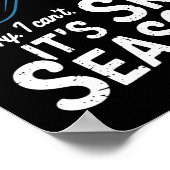 Sorry, dass ich seine Ski-Saison Wintersport 2 Poster (Ecke)