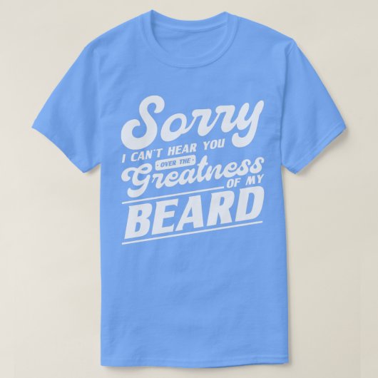 Sorry, dass ich Sie über die Größe meines T-Shirt (Design vorne)
