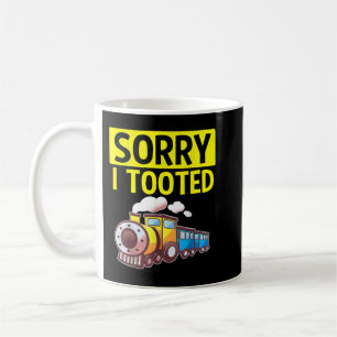 Sorry, dass ich Tooot Vintag Train Funny Train Kaffeetasse