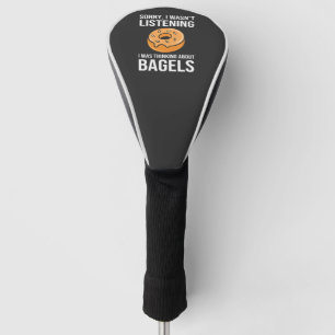 Sorry, dass ich über Bagels jüdischen Hanukkah nac Golf Headcover