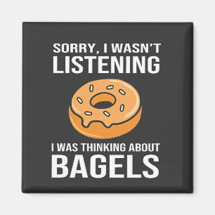 Sorry, dass ich über Bagels jüdischen Hanukkah nac Magnet