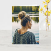 Sorry, die Dinge sind hart | Ich bin hier, wenn du Karte (Gelbe Blume)