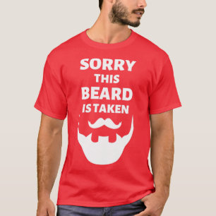 Sorry Dieser Bart ist Shirt Funny Mens Day Shi gen