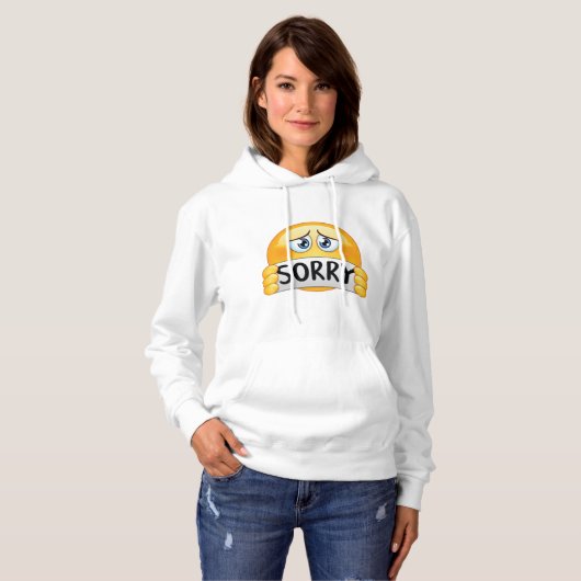 Sorry Emoticon Hoodie (Vorne ganz)