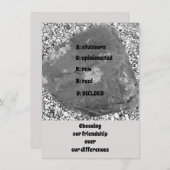 Sorry Flat Greeting Card (Vorne/Hinten)