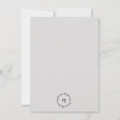 Sorry Flat Greeting Card (Rückseite)