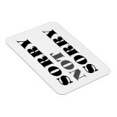 Sorry Flexi Magnet (Rechte Seite)