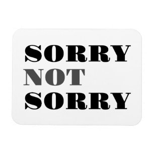 Sorry Flexi Magnet