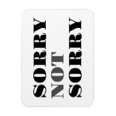 Sorry Flexi Magnet (Vertikal)