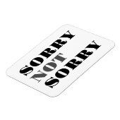 Sorry Flexi Magnet (Linke Seite)