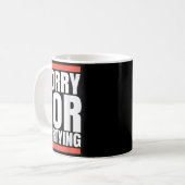 Sorry Funny For Partying Present, Valentines Day Kaffeetasse (Vorderseite Links)
