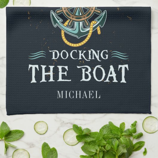 Sorry für das, was ich beim Docking Bootführer ges Geschirrtuch (Gefaltet)