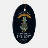 Sorry für das, was ich beim Docking Bootführer ges Keramik Ornament (Rechts)