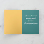 Sorry für deinen Verlust, Beileid zwei traurige Pf Karte (Innenseite)