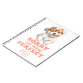 SORRY FÜR PERFEKT NOTIZBLOCK (Linke Seite)