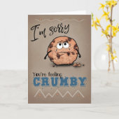 Sorry Gefühl bröckeligen Cookie bald gesund werden Karte (Gelbe Blume)