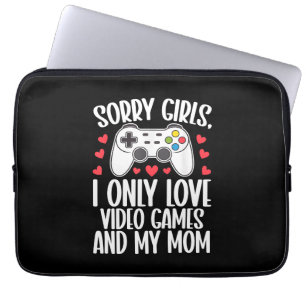Sorry Girls I Only Liebe Video Games and My Mama Laptopschutzhülle