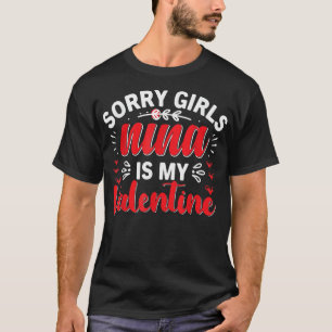 Sorry Girls mein Herz gehört zu nina Funny Valenti T-Shirt