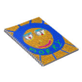 Sorry Graffiti, Art Sad Face, Sadness Regret Notizblock (Rechte Seite)