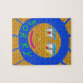Sorry Graffiti, Art Sad Face, Sadness Regret Puzzle (Horizontal)