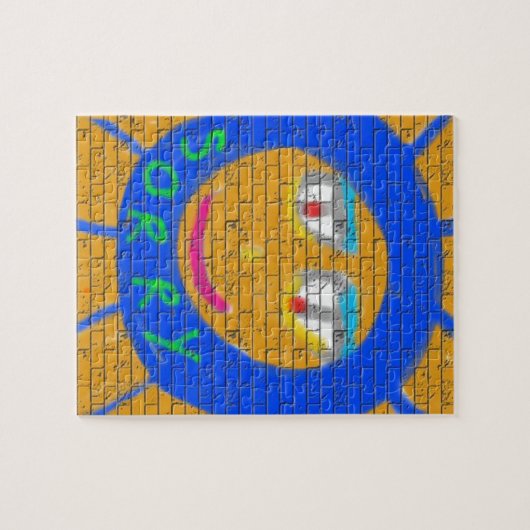 Sorry Graffiti, Art Sad Face, Sadness Regret Puzzle (Horizontal)