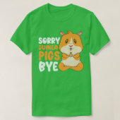 Sorry Guinea Pigs Bye Funny Furry Potato T-Shirt (Design vorne)