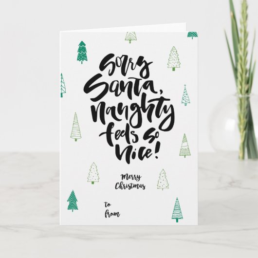 Sorry Heilig… Feiertagskarte (Vorderseite)