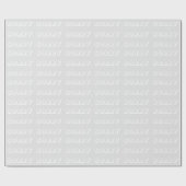 Sorry, hellgraue, moderne, fette Geschenke Geschenkpapier (Flach)