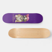 SORRY I BIN INDOGNITO (English Bulldog) niedlicher Skateboard (Horizontal)