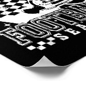 Sorry I Can't Football Season American Football Ga Poster (Ecke)