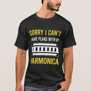 Sorry I Cant Harmonica Mundorgel T-Shirt