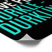 Sorry I Can't Have Plans Hurkle Durkling Funny Hur Poster (Ecke)