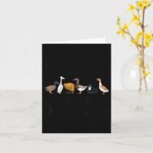 Sorry I Can't Have To Take Care Of My Ducks Funny Karte (Gelbe Blume)