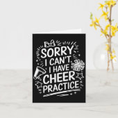 Sorry I Can't I Have Cheer Practice, Cheering Chee Karte (Gelbe Blume)