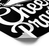 Sorry I Can't I Have Cheer Practice Cheerleader Ch Poster (Ecke)