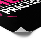 Sorry I Can't I Have Cheer Practice Cheerleader Ch Poster (Ecke)