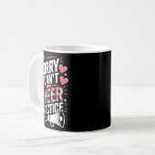 Sorry I Can't I Have Cheer Practice Cheerleader Kaffeetasse (Vorderseite Links)