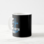 Sorry I Can't I Have Plans With My Boat Boating Ca Kaffeetasse (Vorderseite Links)