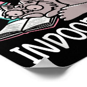 Sorry I Can't I'm An Indoor Cat Book Lovers Readin Poster (Ecke)