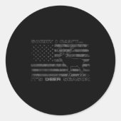 Sorry I Can't It's Deer Season Hunting Runder Aufkleber (Vorderseite)