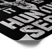 Sorry I Can't It's Hunting Season Whitetail Deer E Poster (Ecke)