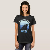 Sorry I Can't It's Week Funny Shark Gift Tank Top (Vorne ganz)
